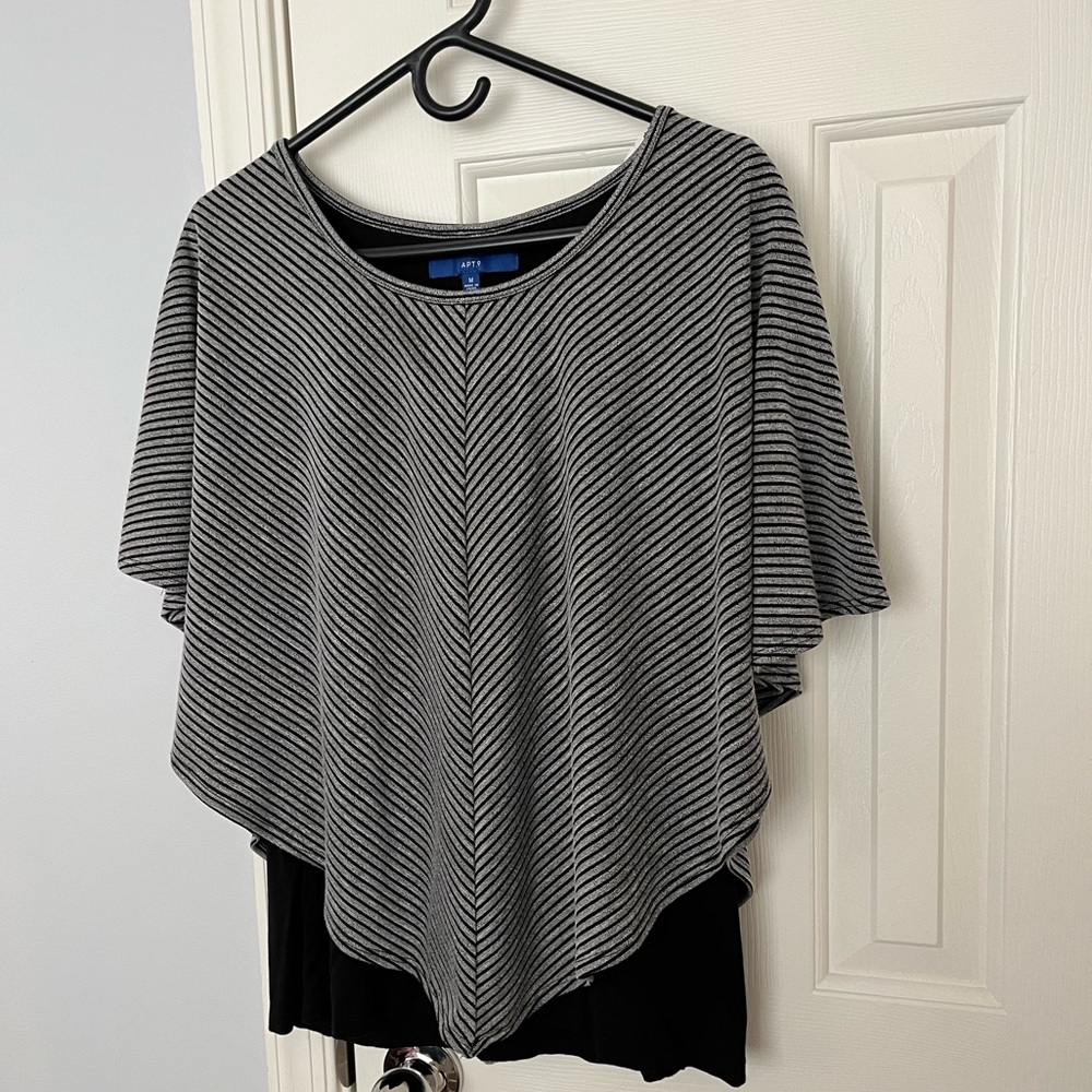 Comfy, Cute Poncho with Lining for Work, Casual